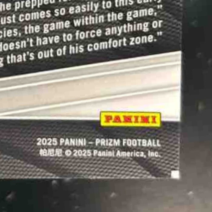 2025 Panini Prizm - Tetairoa McMillan Silver #311 RC Carolina Panthers - Sports Cards