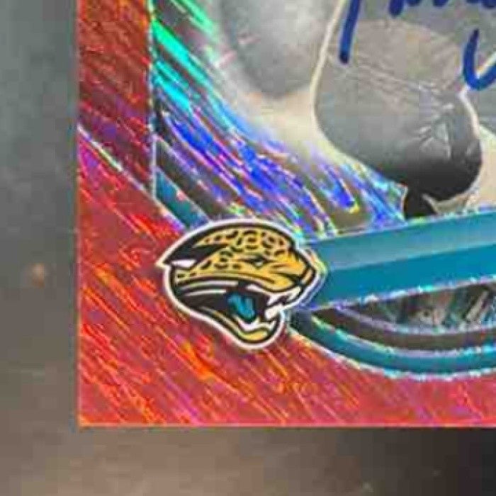 2025 Panini Prizm Torry Holt Auto Red Shimmer /35 #121 Jacksonville Jaguars - Sports Cards