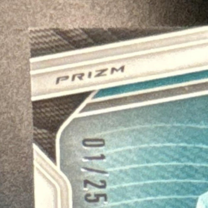 2025 Panini Prizm Travis Hunter Rookie Variations Mojo 1/25 418 Jaguars BOOKEND - Sports Cards