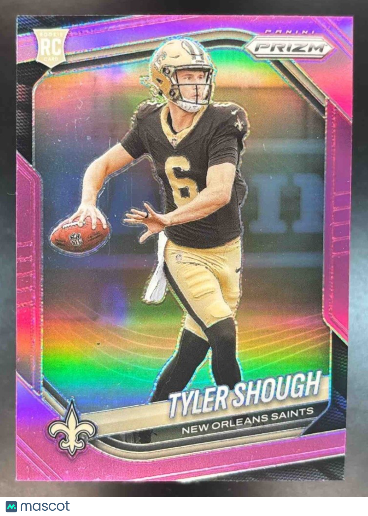 2025 Panini Prizm Tyler Shough Pink #327 New Orleans Saints - Sports Cards