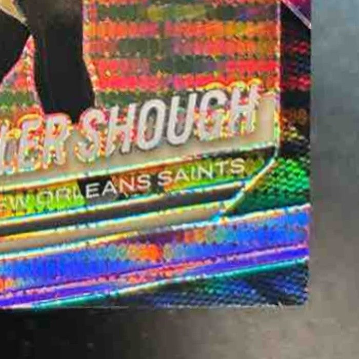 2025 Panini Prizm Tyler Shough Purple Pulsar #327 RC New Orleans Saints - Sports Cards