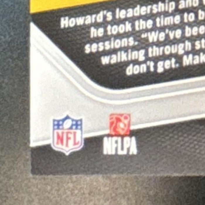2025 Panini Prizm Will Howard Auto No Huddle #367 RC Pittsburgh Steelers - Sports Cards