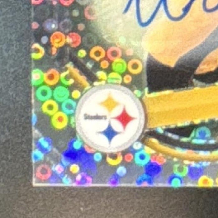 2025 Panini Prizm Will Howard Auto No Huddle #367 RC Pittsburgh Steelers - Sports Cards