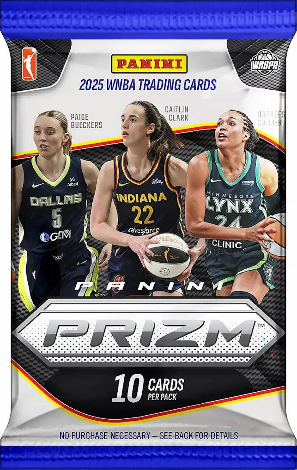 2025 Panini Prizm WNBA Basketball Mega Box (White Seismic Ice Prizms) - Blaster Box