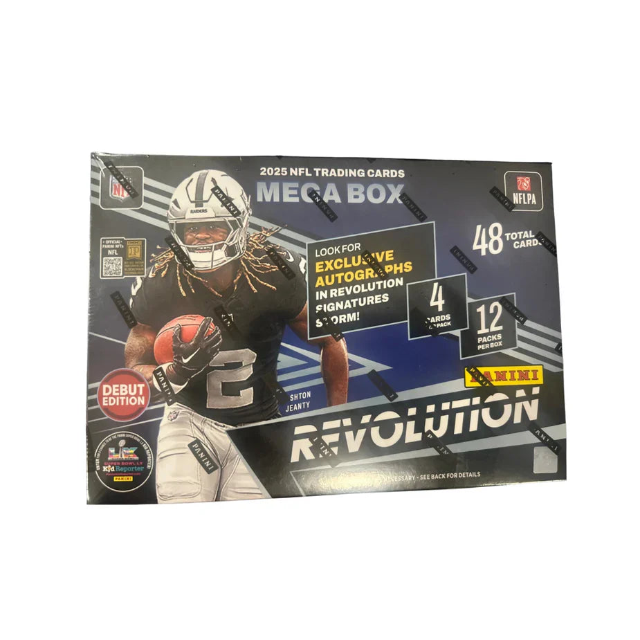 2025 Panini Revolution Football Mega Box (Storm Parallels) - Mega Box