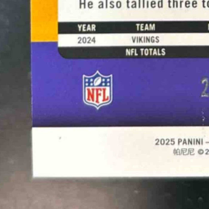 2025 Panini Revolution Will Reichard Holo Red /35 #194 Minnesota Vikings - Sports Cards