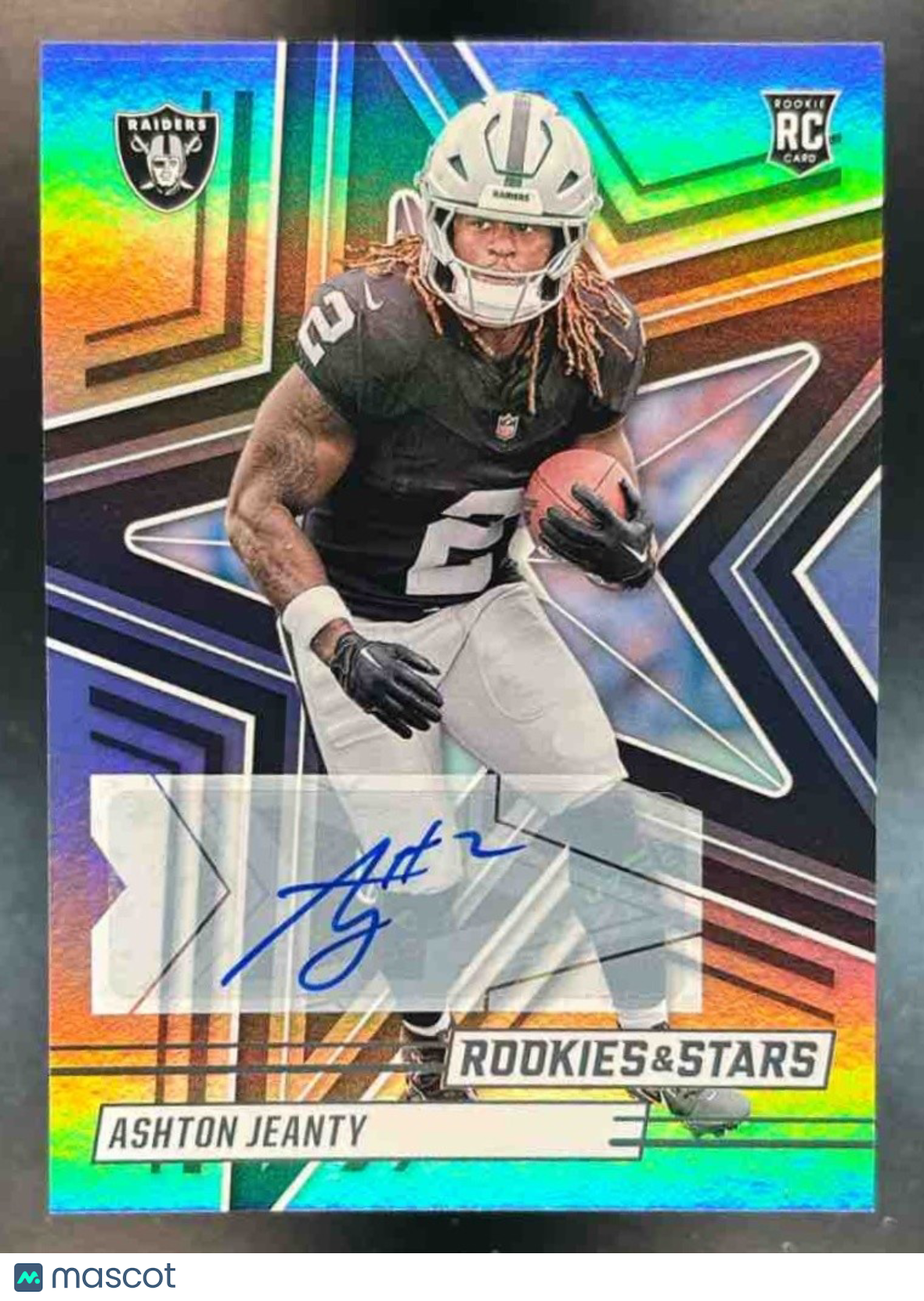 2025 Panini Rookies & Stars Ashton Jeanty Signatures RC Auto Las Vegas Raiders - Sports Cards