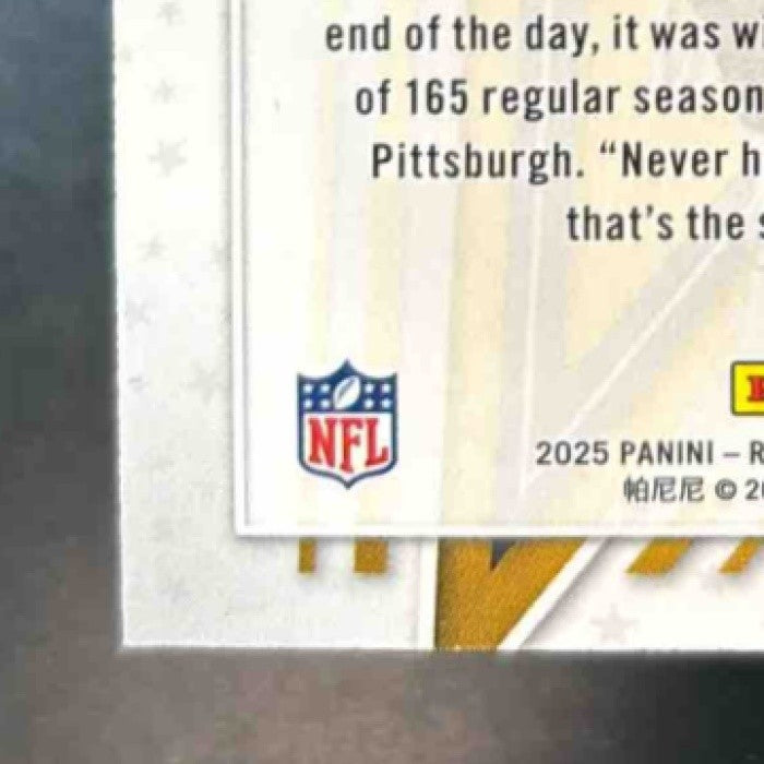 2025 Panini Rookies & Stars Ben Roethlisberger Red and Blue /49 #63 Steelers - Sports Cards