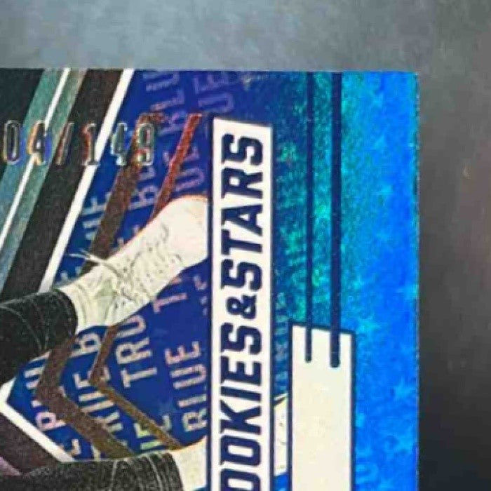 2025 Panini Rookies & Stars Brock Bowers True Blue /149 #12 Las Vegas Raiders - Sports Cards