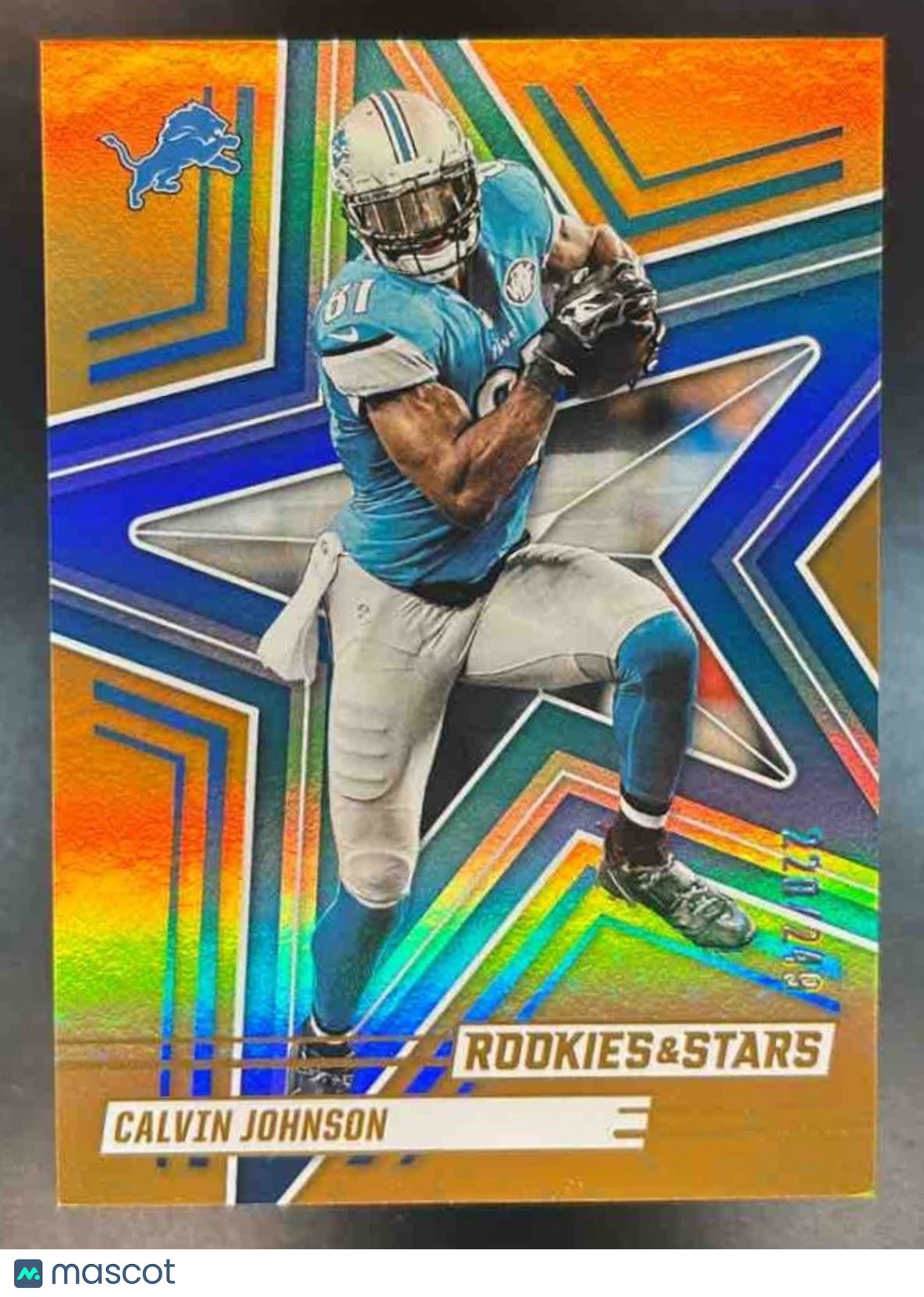 2025 Panini Rookies & Stars Calvin Johnson Orange /249 #70 Detroit Lions - Sports Cards