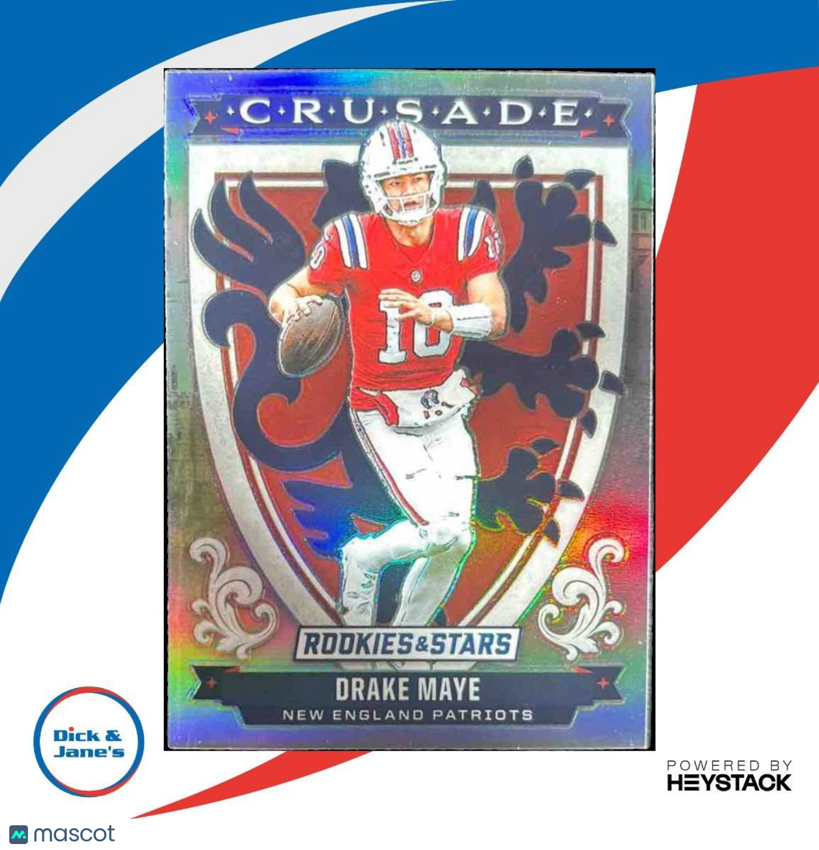 2025 Panini Rookies & Stars Drake Maye Crusade Silver #29 New England Patriots - Sports Cards