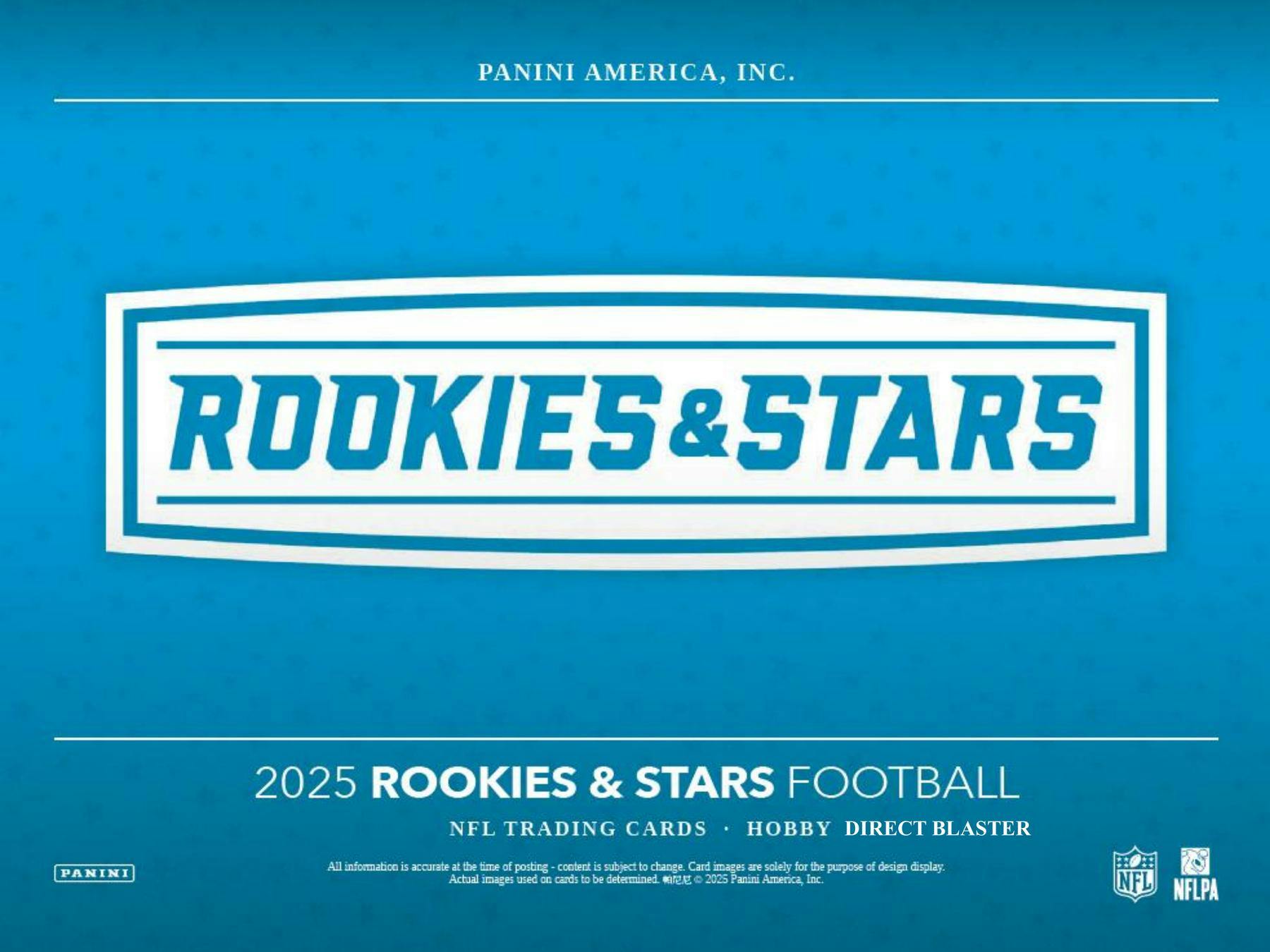 2025 Panini Rookies & Stars Football Hobby Blaster Box (Blue Plaid Insert) - NFL Hobby Box