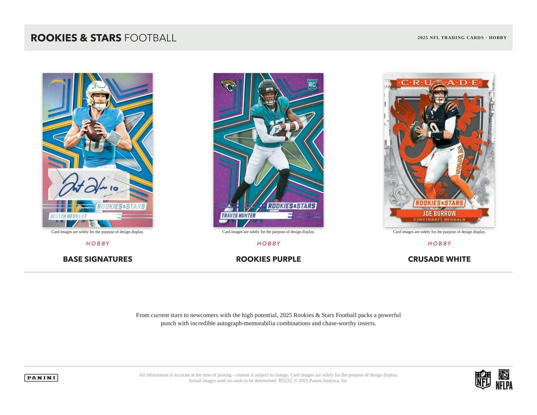 2025 Panini Rookies & Stars Football Hobby Box (2 Autos and 2 Mems) - Sports Collectibles