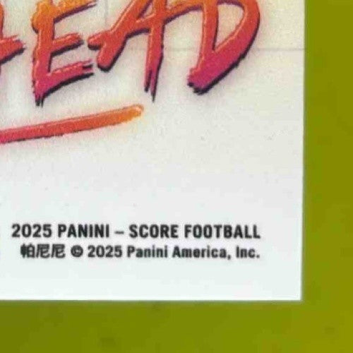 2025 Panini Score Brock Bowers Step Ahead #11 Las Vegas Raiders - Sports Cards