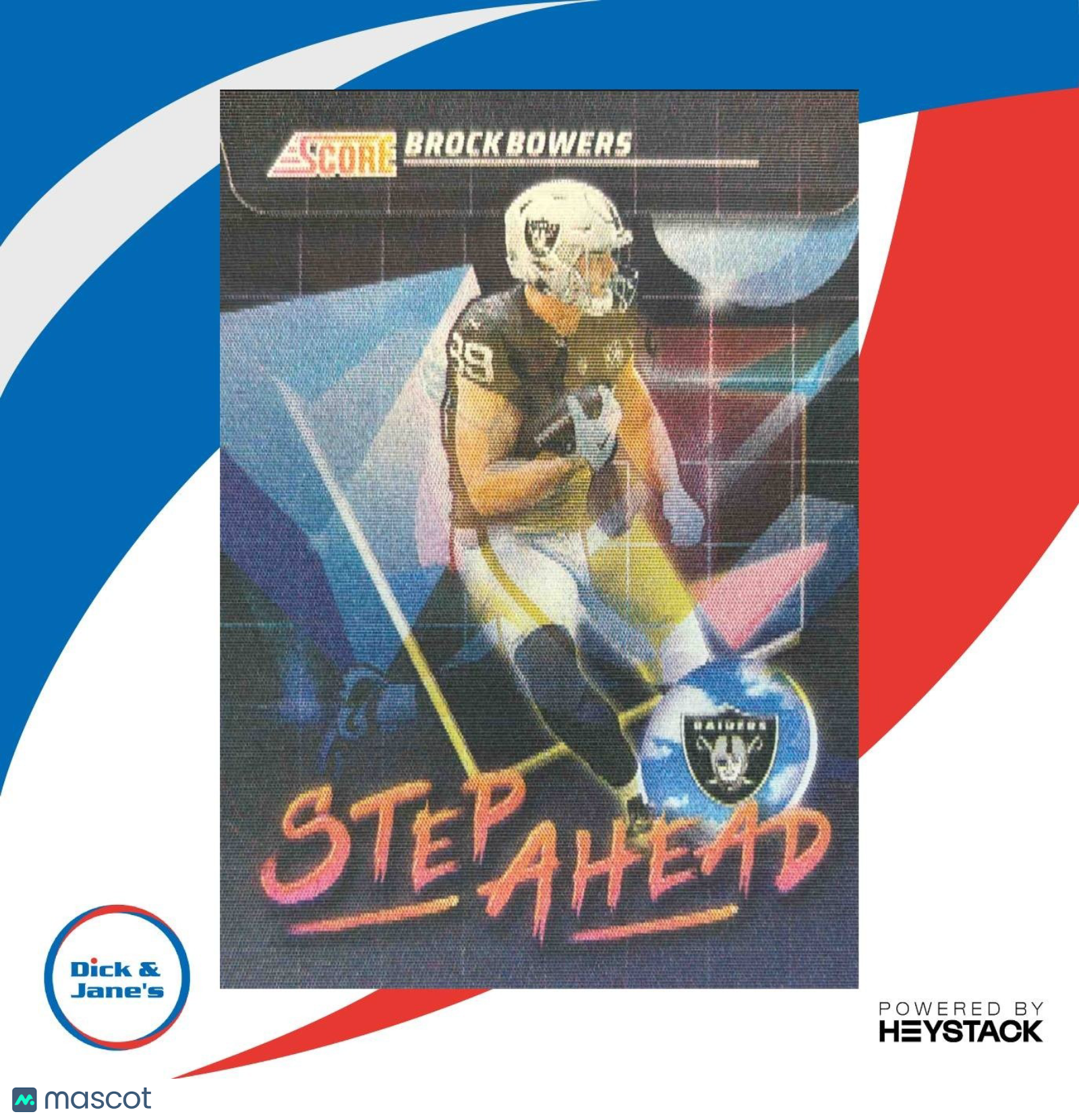 2025 Panini Score Brock Bowers Step Ahead #11 Las Vegas Raiders - Sports Cards