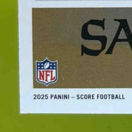 2025 Panini Score Dalton Hilliard Dots Red 8/25 #12 New Orleans Saints - Sports Cards