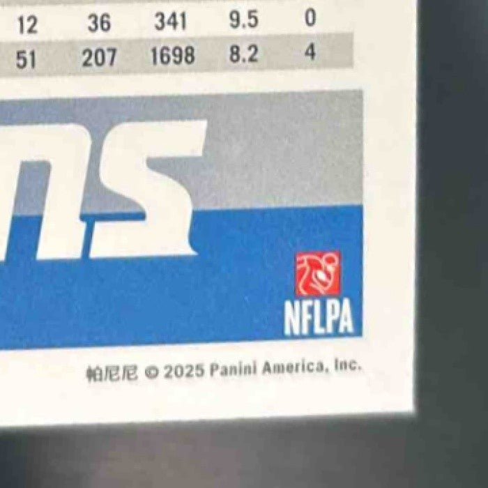 2025 Panini Score David Montgomery Dots Gold /499 #103 Detroit Lions - Sports Cards