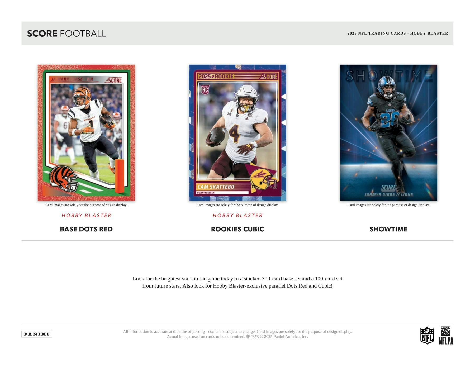 2025 Panini Score Football Hobby Blaster Box (Numbered Parallels) - NFL Hobby Box