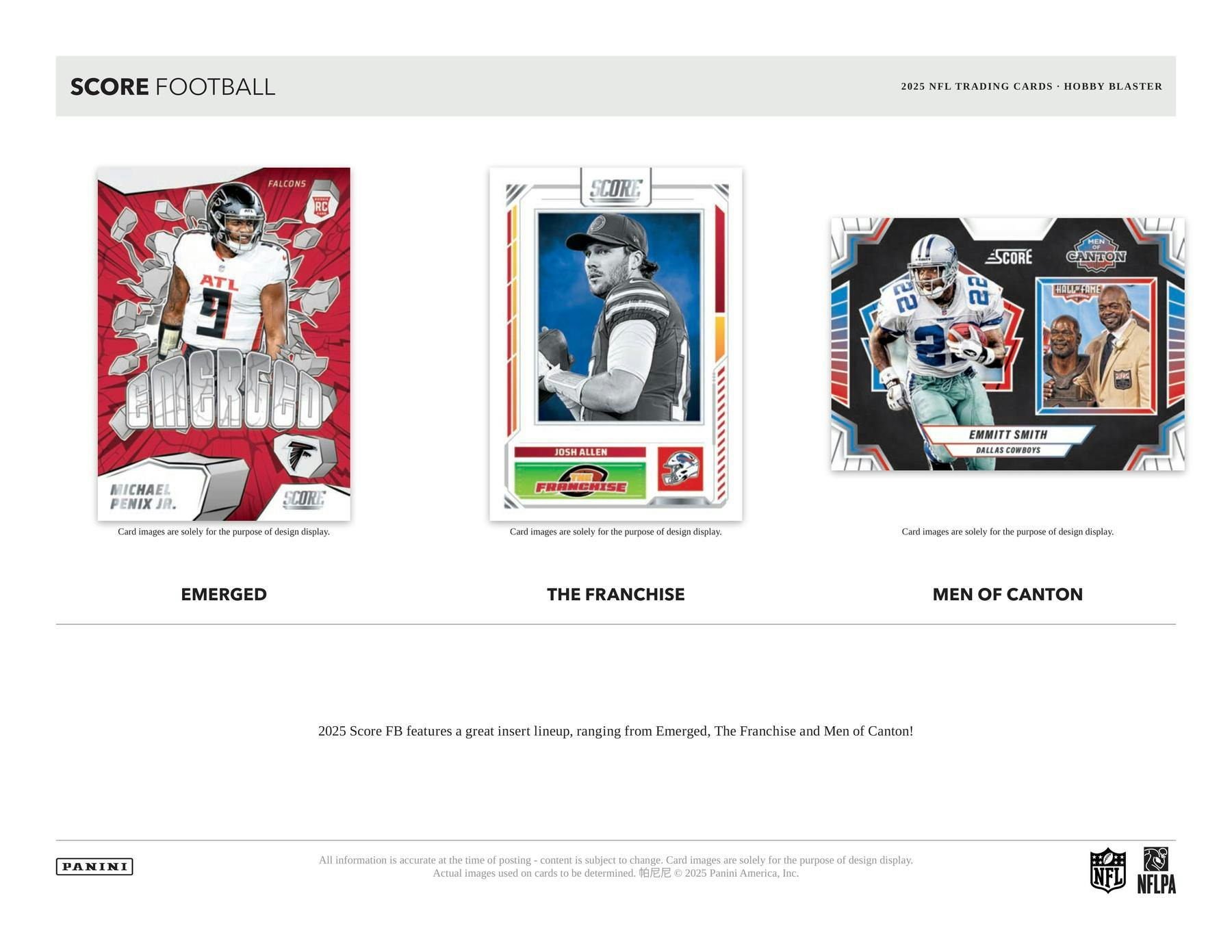 2025 Panini Score Football Hobby Blaster Box (Numbered Parallels) - NFL Hobby Box