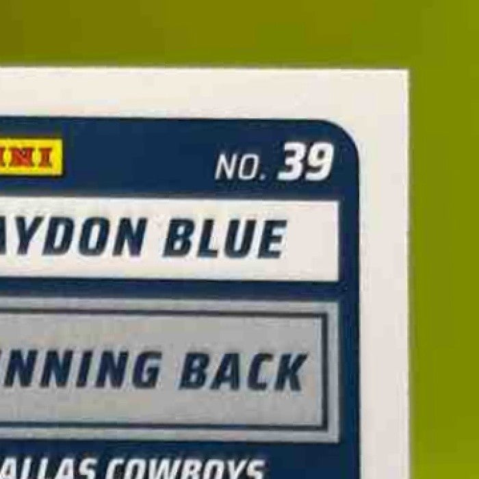 2025 Panini Score Jaydon Blue Rookies Signatures #39 Auto Dallas Cowboys - Sports Cards