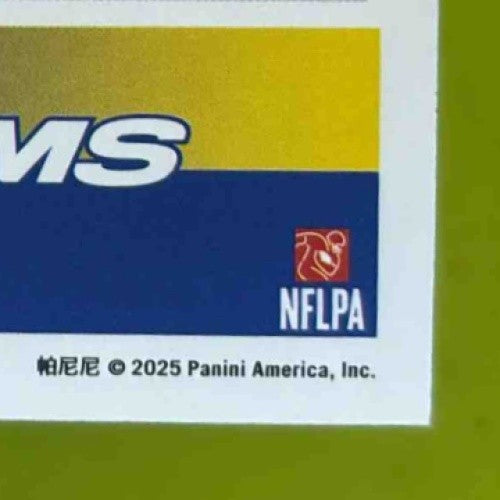 2025 Panini Score Joshua Karty First Down 8/10 #200 Los Angeles Rams - Sports Cards