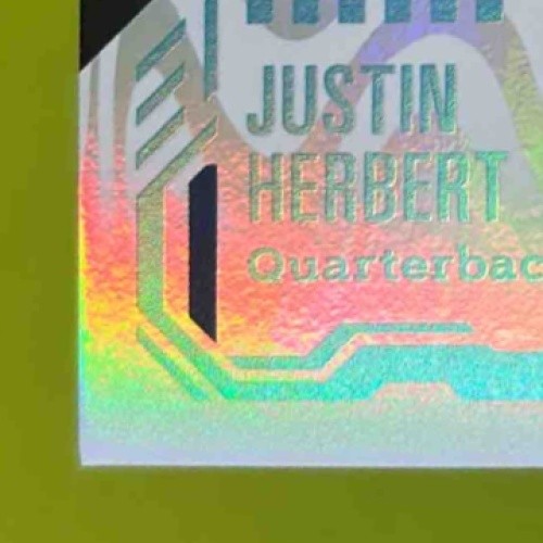 2025 Panini Score Justin Herbert Top 100 #75 Los Angeles Chargers - Sports Cards