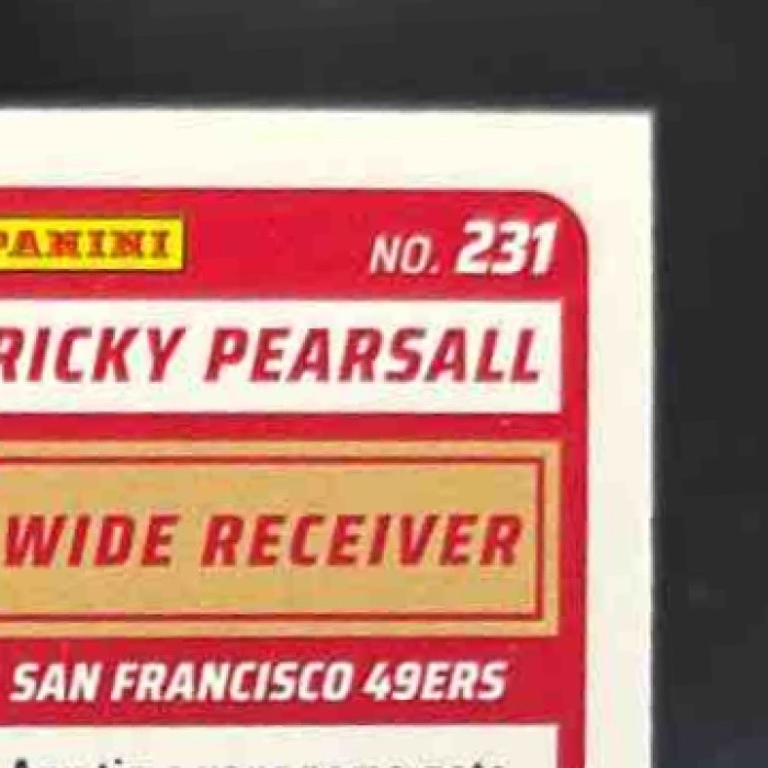 2025 Panini Score Ricky Pearsall Lava /799 #231 San Francisco 49ers - Sports Cards