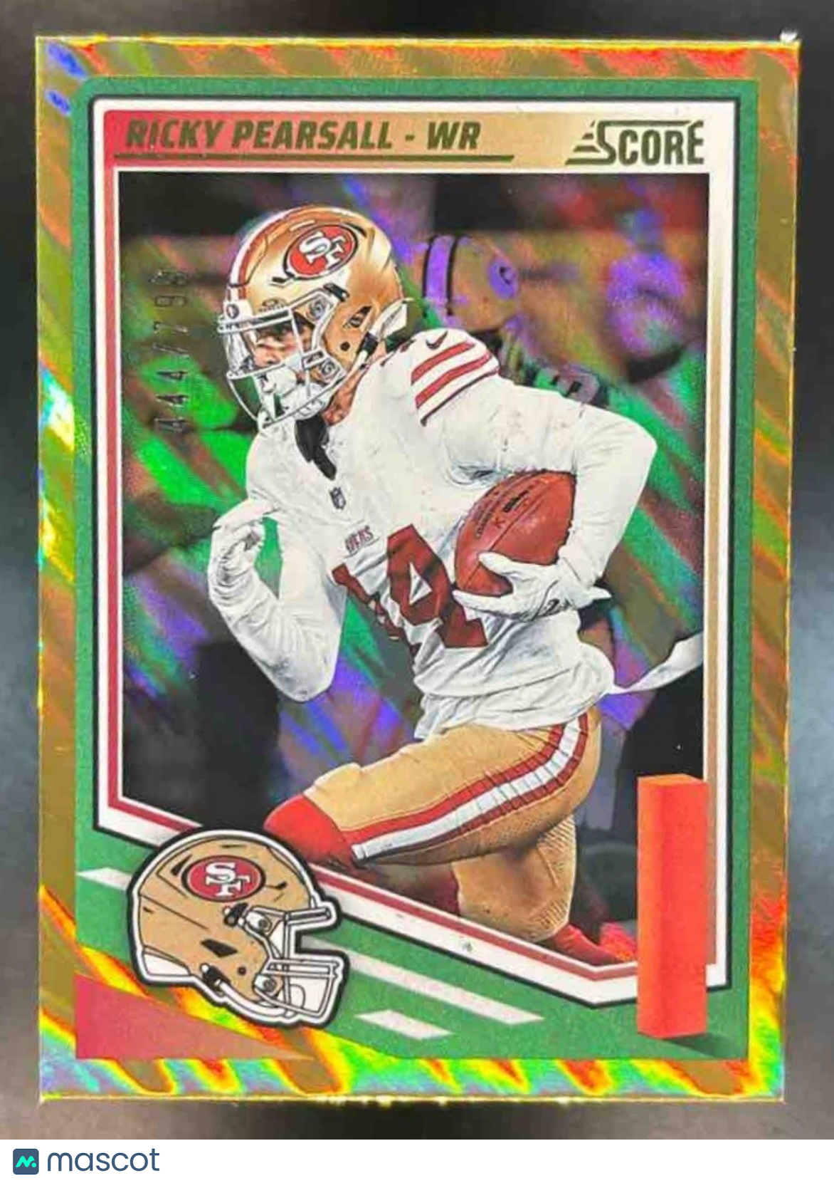 2025 Panini Score Ricky Pearsall Lava /799 #231 San Francisco 49ers - Sports Cards