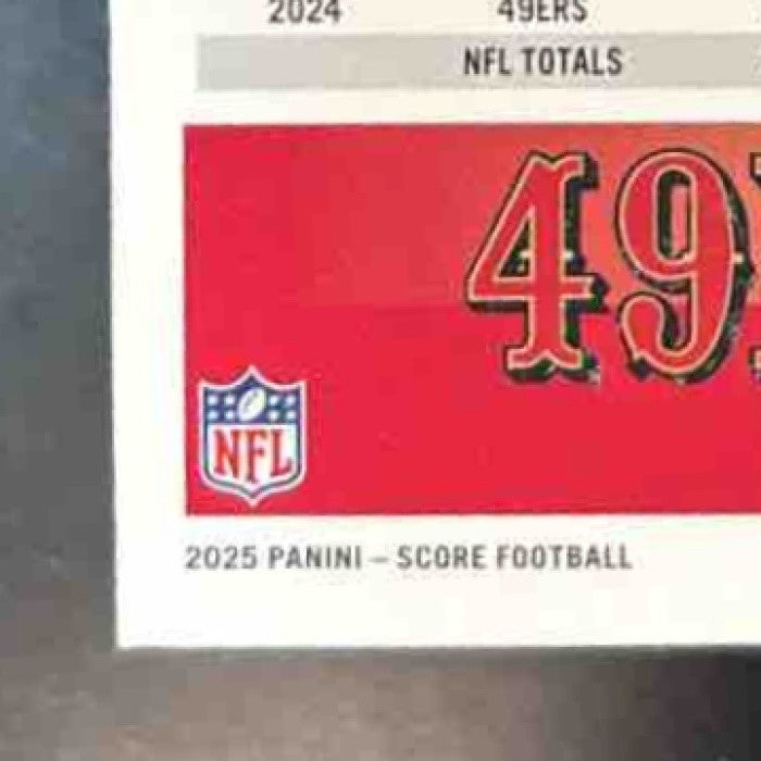 2025 Panini Score Ricky Pearsall Lava /799 #231 San Francisco 49ers - Sports Cards