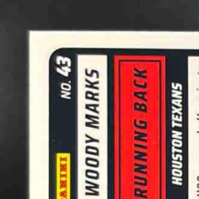 2025 Panini Score Woody Marks Rookies Signatures Green #43 Auto Houston Texans - Sports Cards