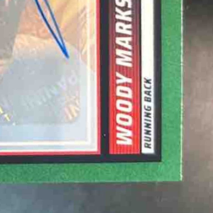 2025 Panini Score Woody Marks Rookies Signatures Green #43 Auto Houston Texans - Sports Cards