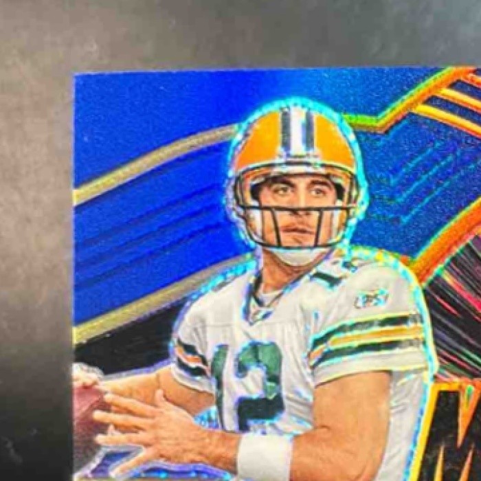2025 Panini Select Aaron Rodgers Multiverse Jerseys Blue Prizm #MVJ-ARS - Sports Cards