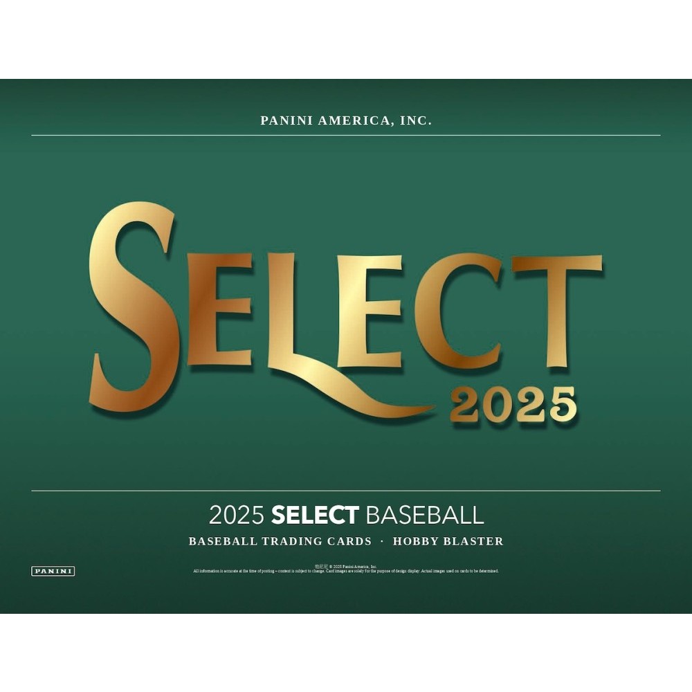 2025 Panini Select Baseball Hobby Blaster Box (Green Flash) - Collectible Trading Cards