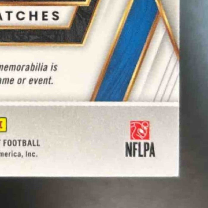 2025 Panini Select Isaac TeSlaa Rookie Swatches Gold Prizm /10 RC Detroit Lions - Sports Cards