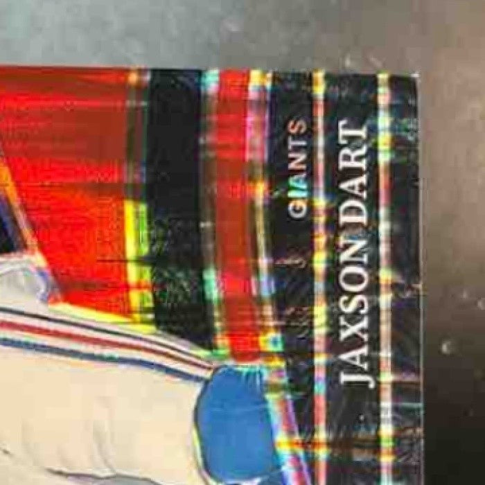 2025 Panini Select Jaxson Dart Black and Red Prizm Shock #293 RC New York Giants - Sports Cards
