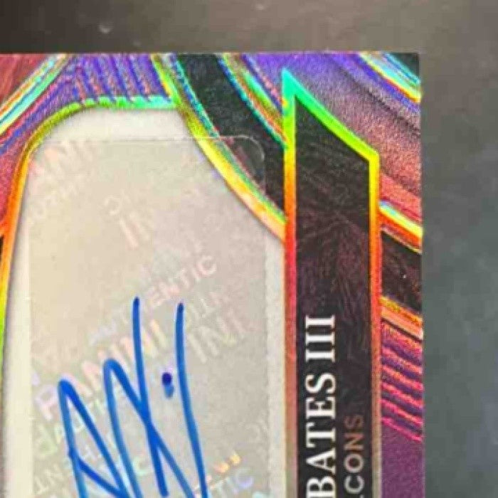 2025 Panini Select Jessie Bates III Patch Auto Purple /49 MEM Auto Falcons - Sports Cards