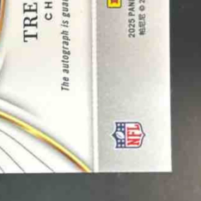 2025 Panini Select Tre Harris Rookie Signatures RC Auto Los Angeles Chargers - Sports Cards