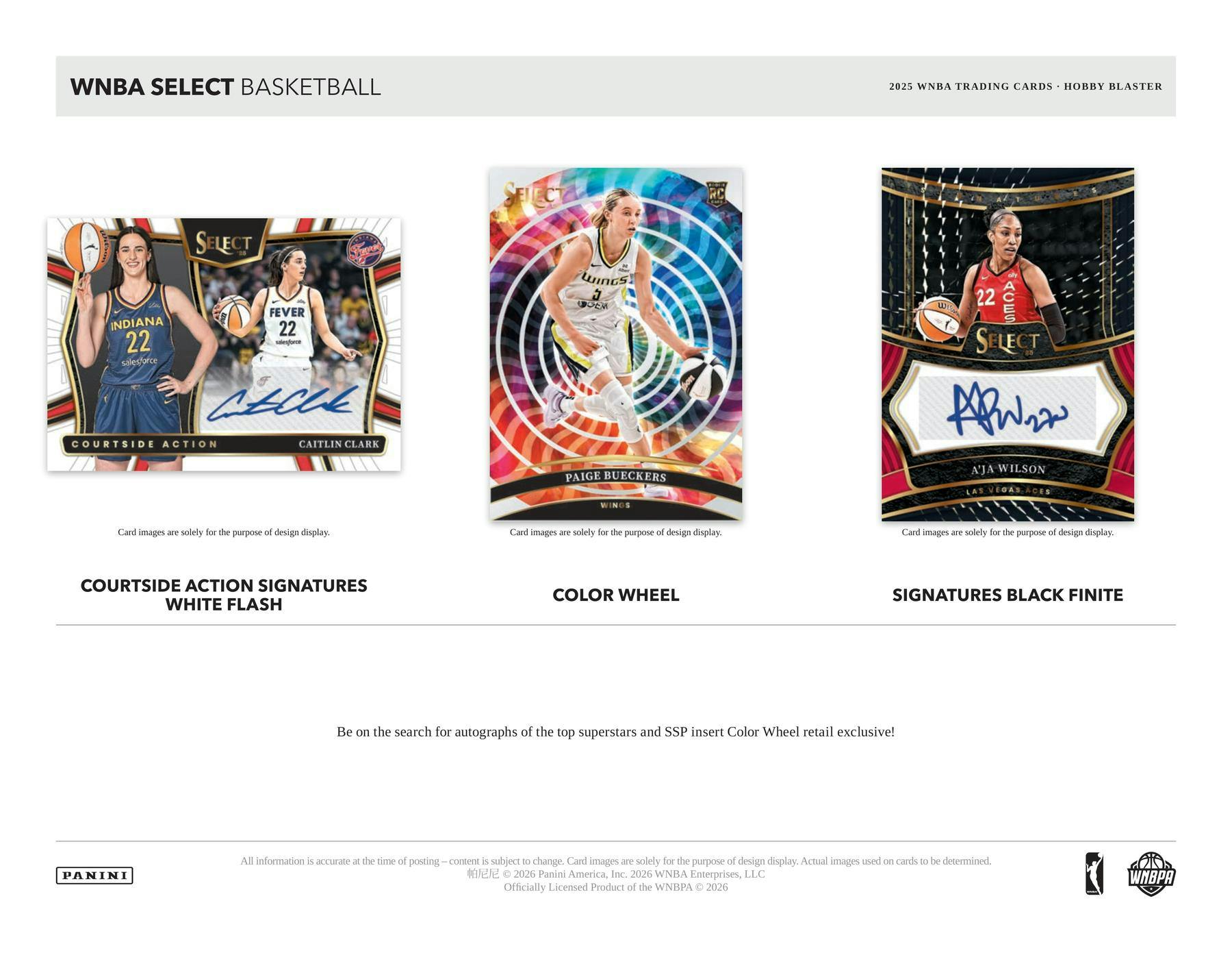 2025 Panini Select WNBA Basketball Blaster Hobby Box (Green Flash Prizms) - Blaster Box
