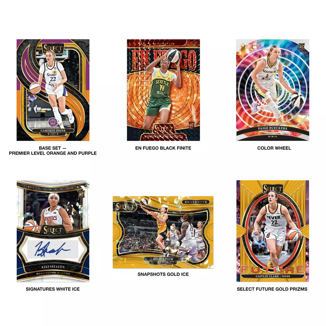 2025 Panini Select WNBA Basketball Mega Purple Top Box (6 Pink Ice Prizms) - Blaster Box