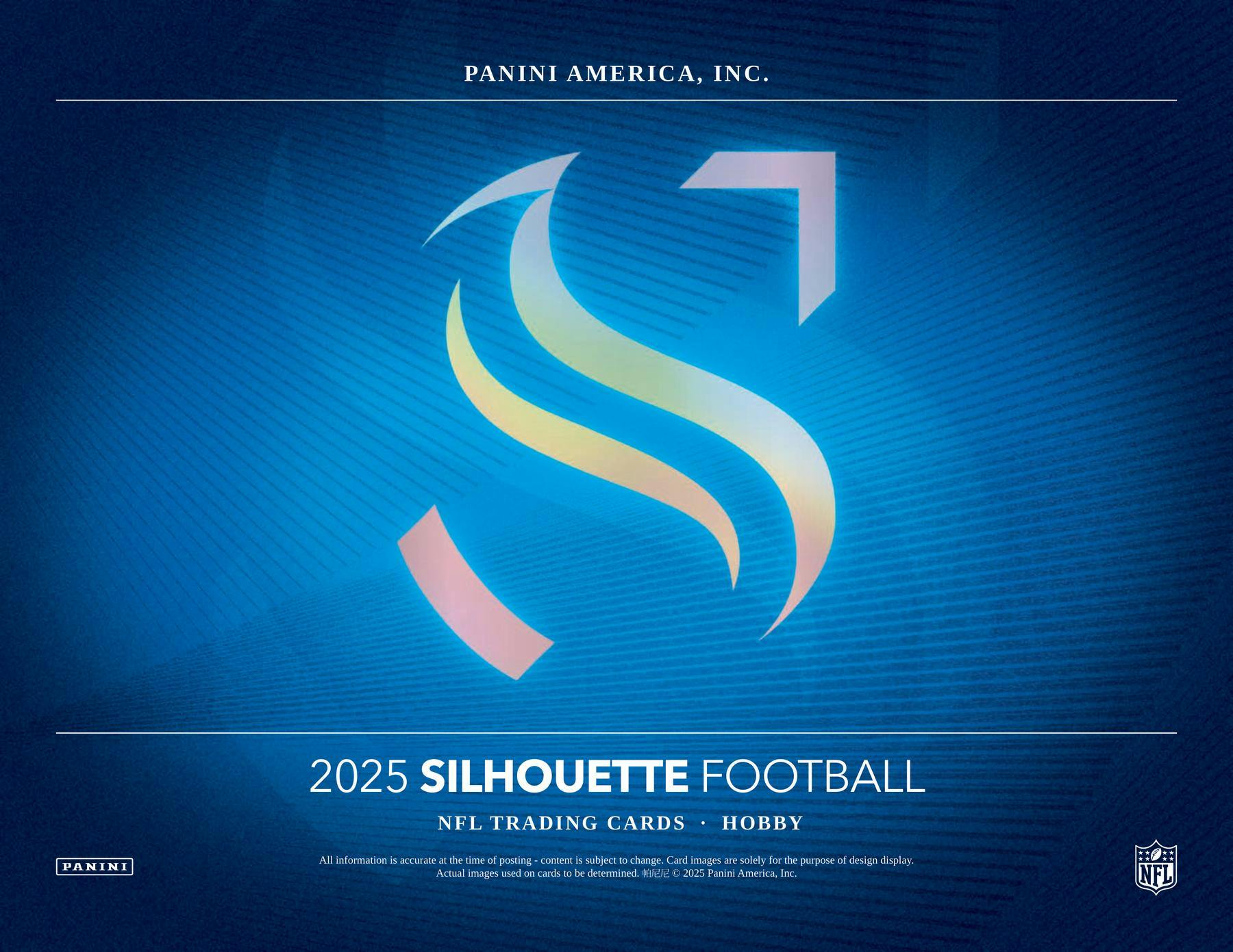 2025 Panini Silhouette Football Hobby Box (4 Auto/Mem) - NFL Hobby Box