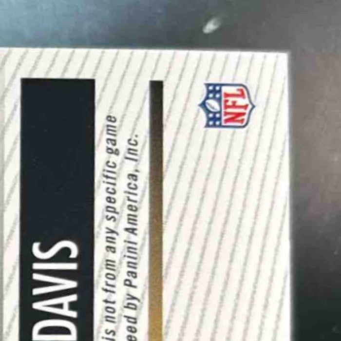 2025 Panini Silhouette Vernon Davis Patch Auto /99 San Francisco 49ers - Sports Cards