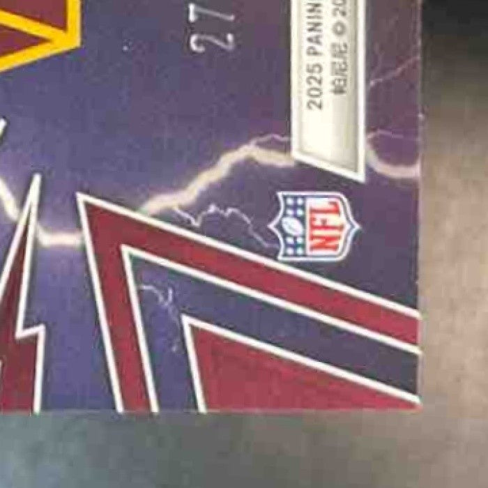 2025 Phoenix Jayden Daniels Thunderbirds Silver Hyper /299 #50 Commanders - Sports Cards