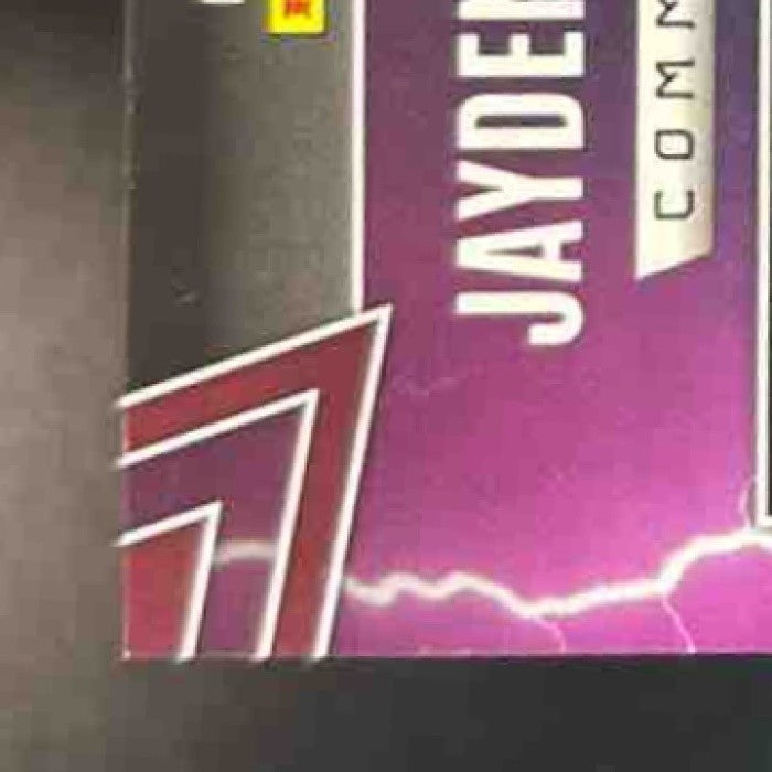 2025 Phoenix Jayden Daniels Thunderbirds Silver Hyper /299 #50 Commanders - Sports Cards