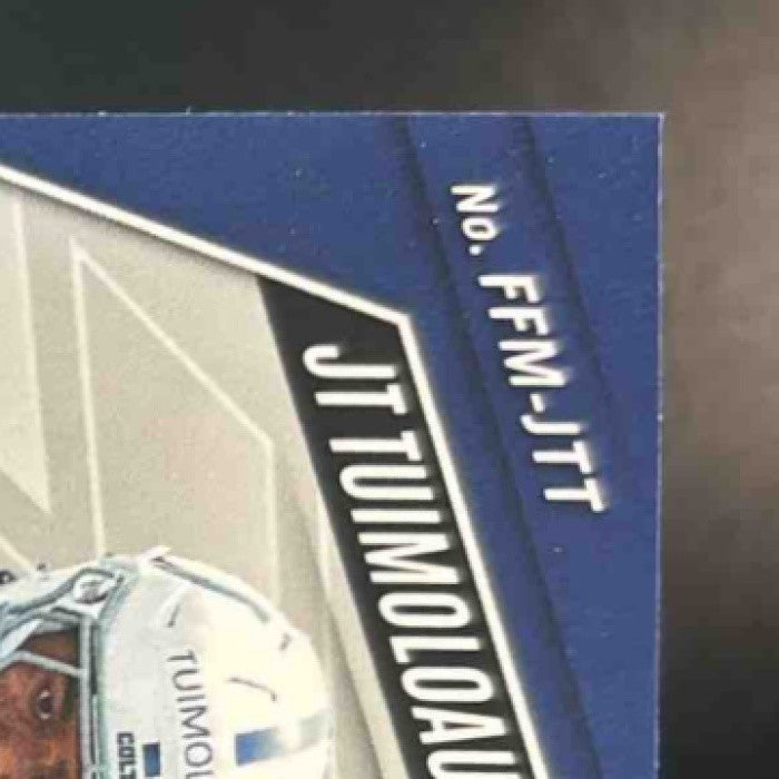 2025 Phoenix JT Tuimoloau Franchise Future Patch Green /99 RC Indianapolis Colt - Sports Cards