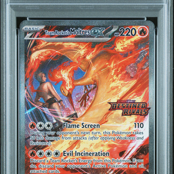 2025 Pokemon Destined Rivals Rocket's Moltres EX #229