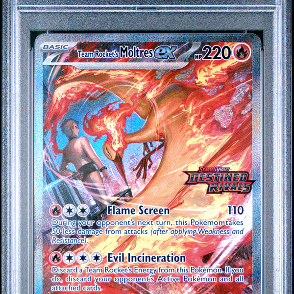 2025 Pokemon Destined Rivals Rocket's Moltres EX #229