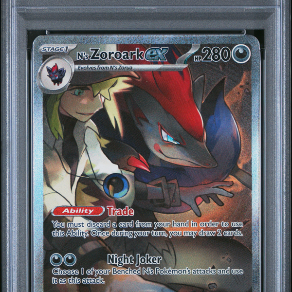 2025 Pokemon Journey Together N'S Zoroark EX #185 SIR