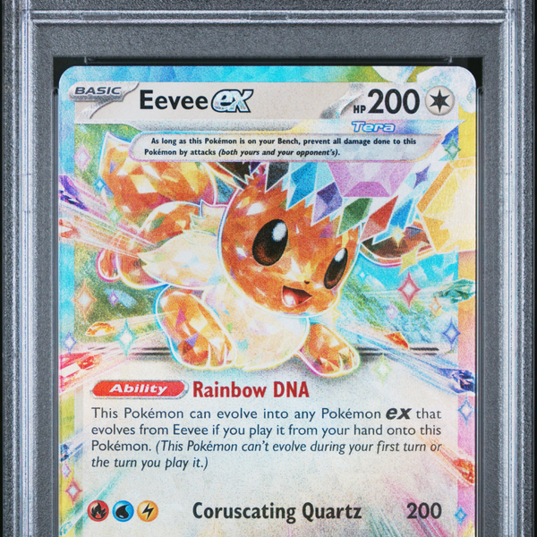 2025 Pokemon Prismatic Evolutions Eevee EX #075 PSA 10