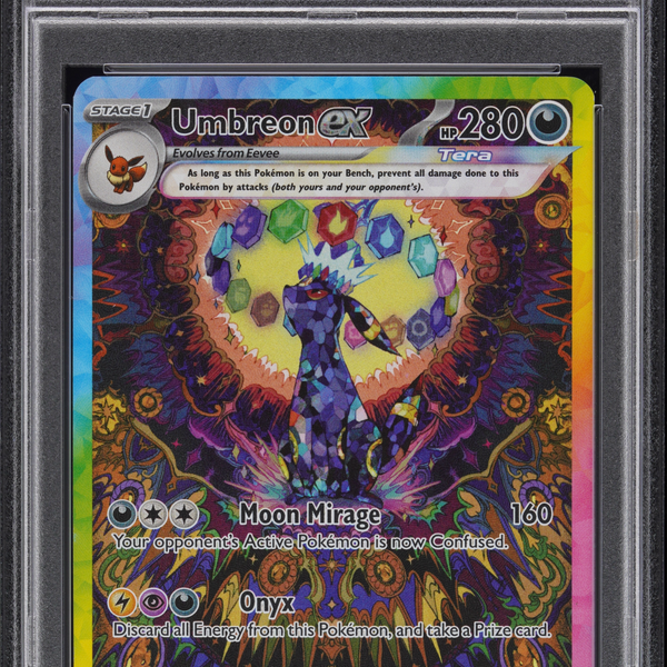 2025 Pokemon Prismatic Evolutions Umbreon EX #161 SIR