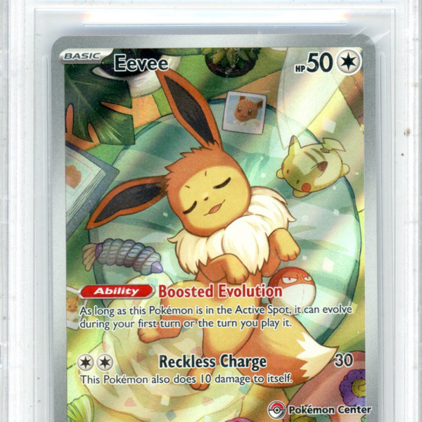 2025 Pokemon SV Promo Eevee Pokemon Center Stamped